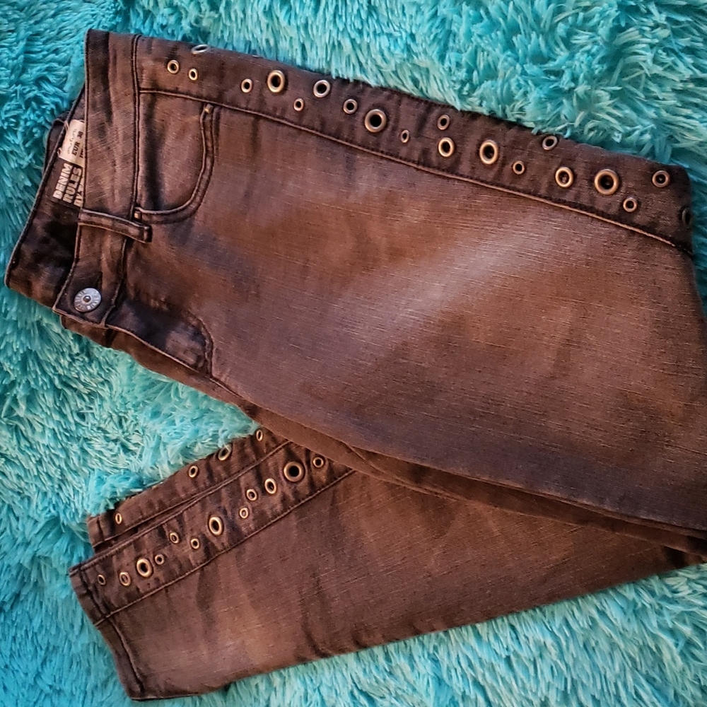 Distressed jeans